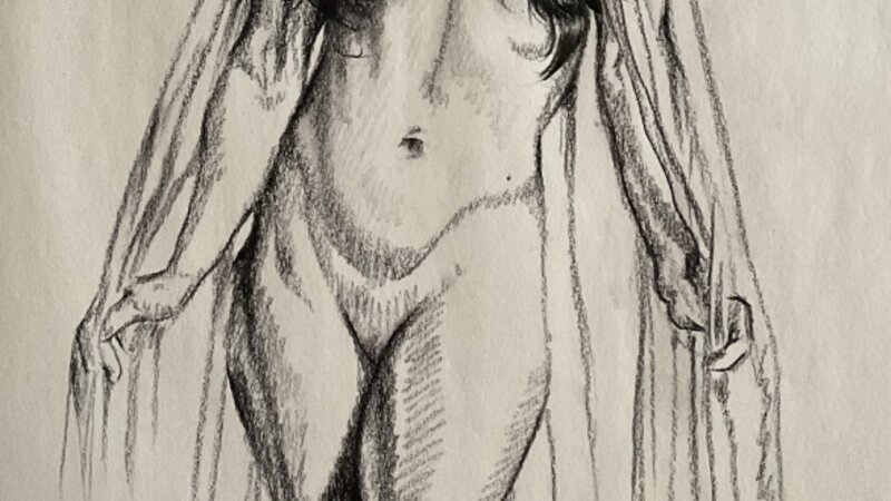 Charcoal on Newsprint Paper 18 x 24