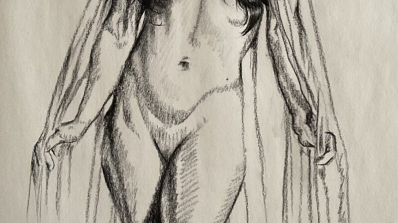 Charcoal on Newsprint Paper 18 x 24