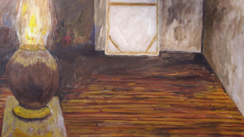 The Artist's Studio at Night