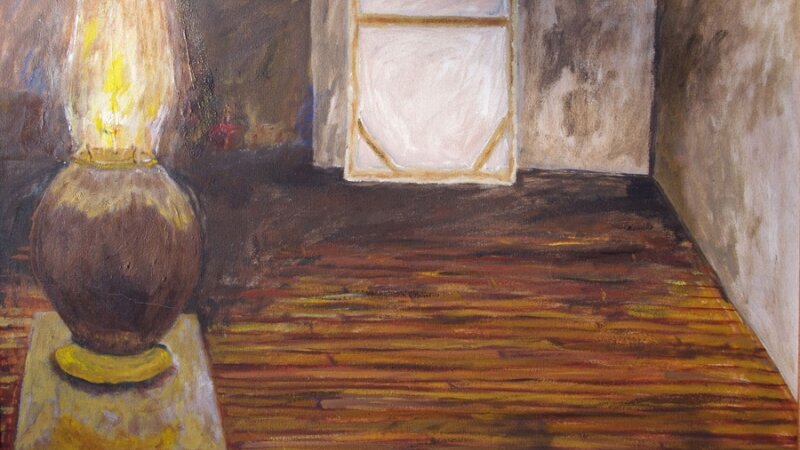 The Artist's Studio at Night