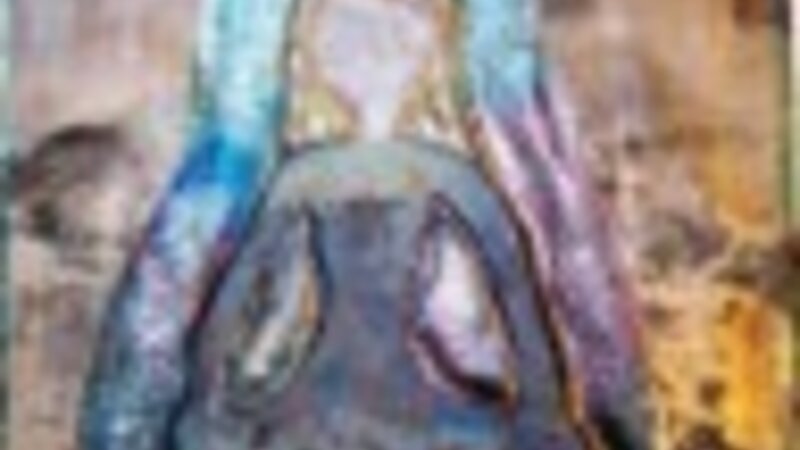 Sitting girl with Aura