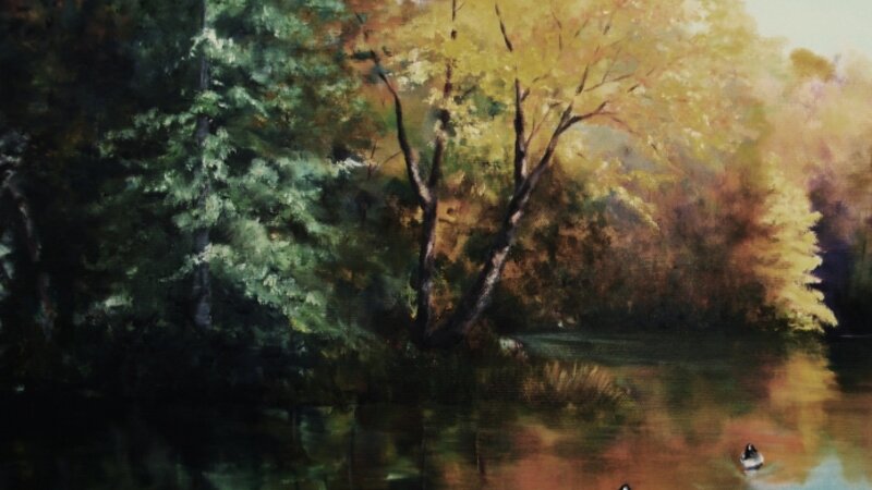 Oil on canvas Landscape