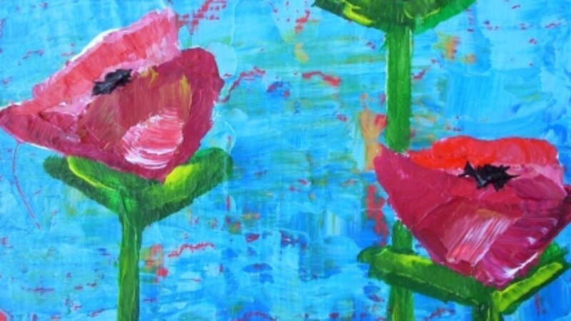 Blue Poppies