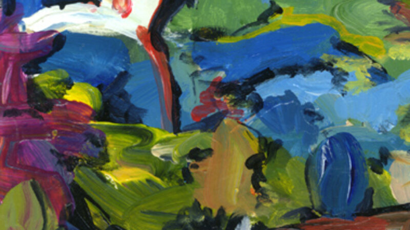 painting of Maui's night-blooming Pikaki flowers