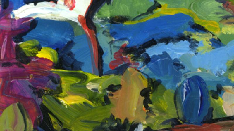 painting of Maui's night-blooming Pikaki flowers