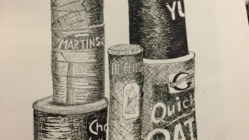 Cans & brushes