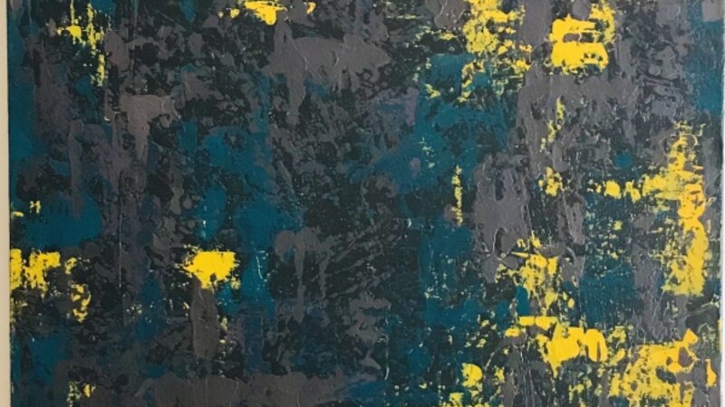 Abstract Acrylic Painting