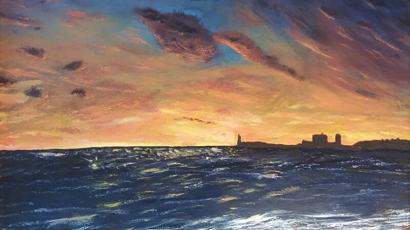 Coucher de Soleil sur la Plage