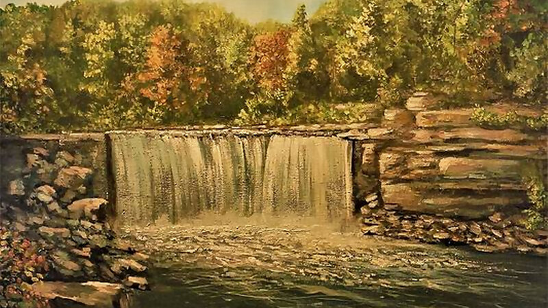 Cumberland Falls In Ky.