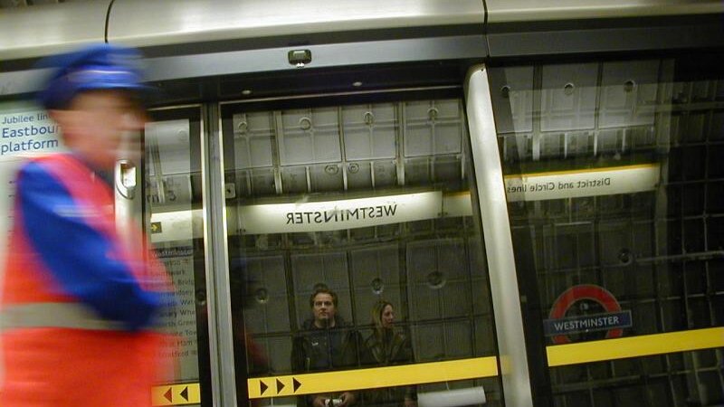 Westminster train station. 