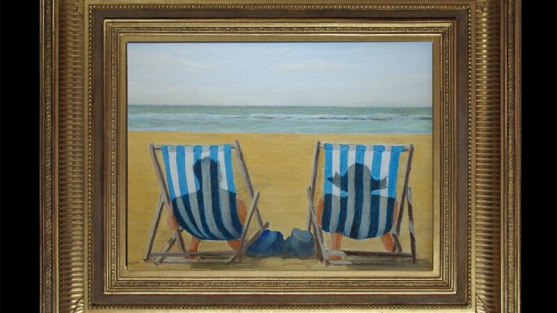Deckchair Couple