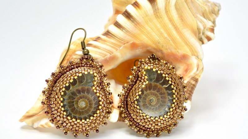 Earrings "Time Went Still"