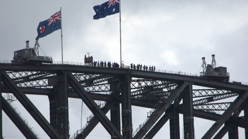 Climbers on Sydney Harbour Bridge
