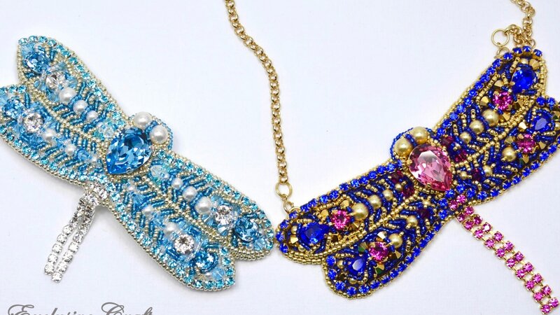 Necklace "Dragonfly"