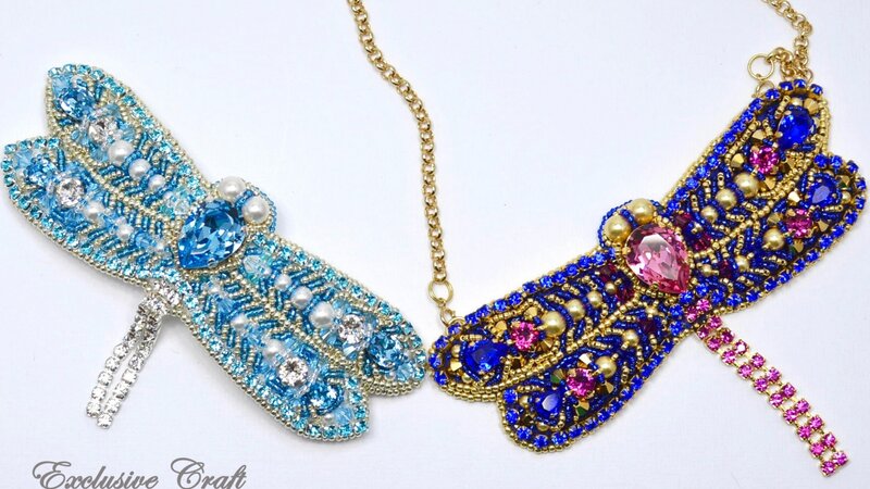 Necklace "Dragonfly"