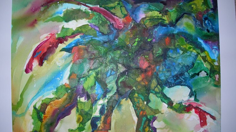 Abstract Christmas Cactus