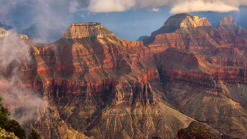 Out of the Mist the Canyon Emerges