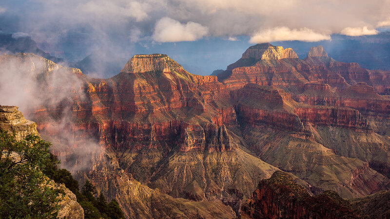 Out of the Mist the Canyon Emerges