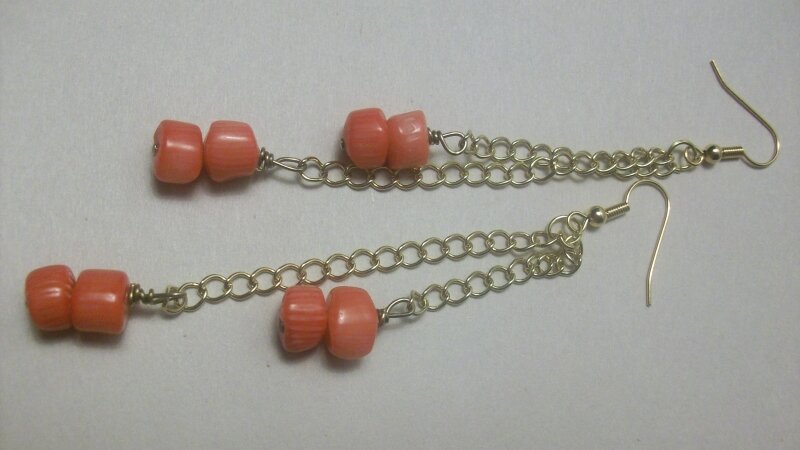 Coral earrings  