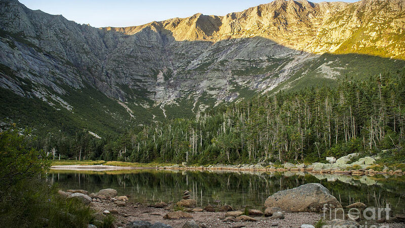 Evening Light on Mt Katahdin
