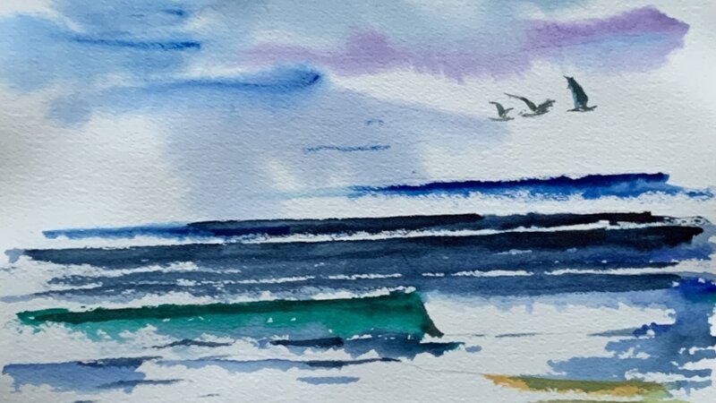 “A PEACEFUL DAY AT THE BEACH...”