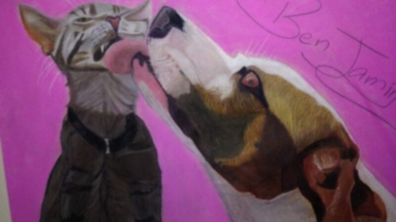 Wagging tails in heaven