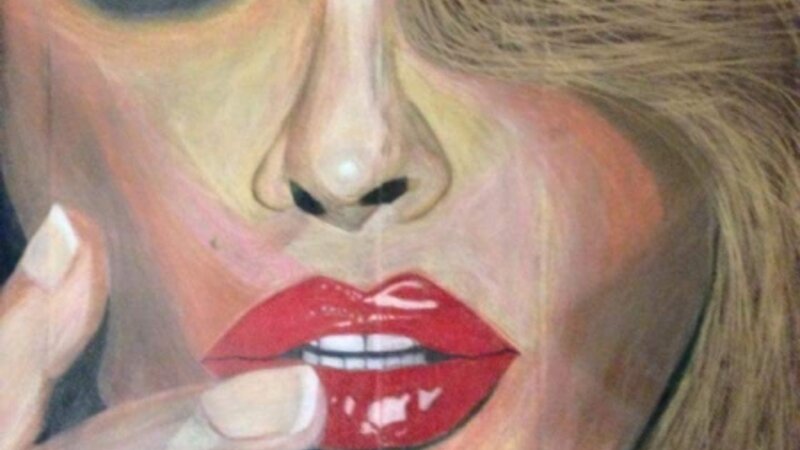 Portrait of singer Madonna