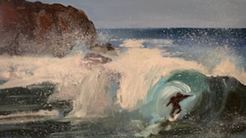 Surfer on Wave