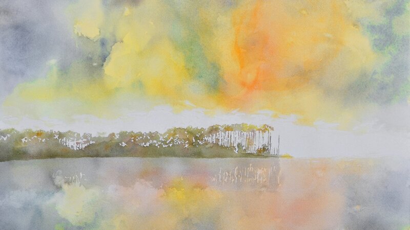 Sunset at Racoon Creek