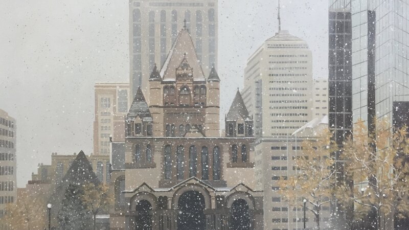 First Snow, Trinity Church Boston