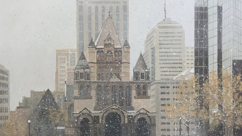 First Snow, Trinity Church Boston