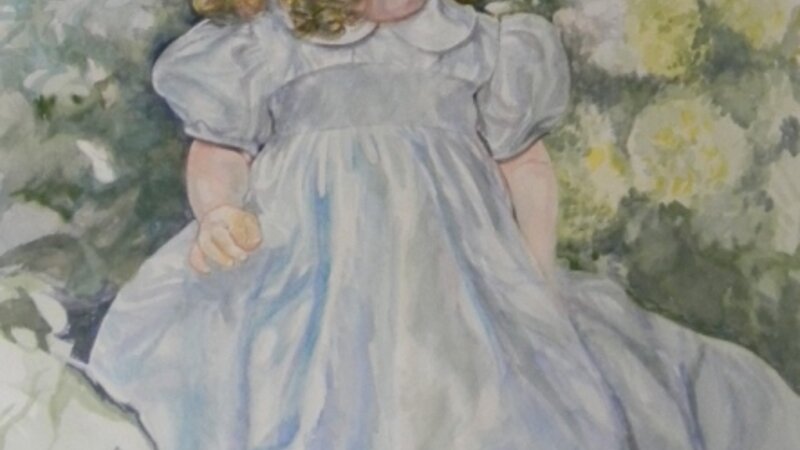 Sunday Watercolor, 18" x 24"