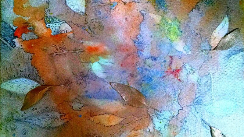 Girl Peeking Through The Euc Trees