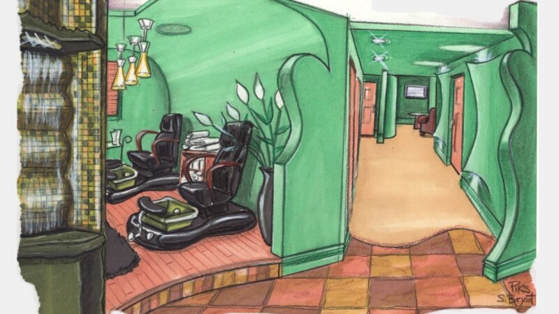 Greenroom Spa/Salon Design