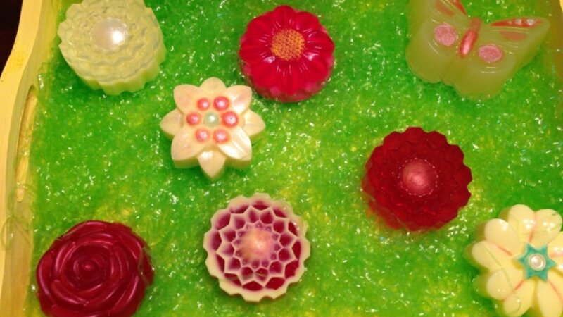 Hand Painted Soap Garden