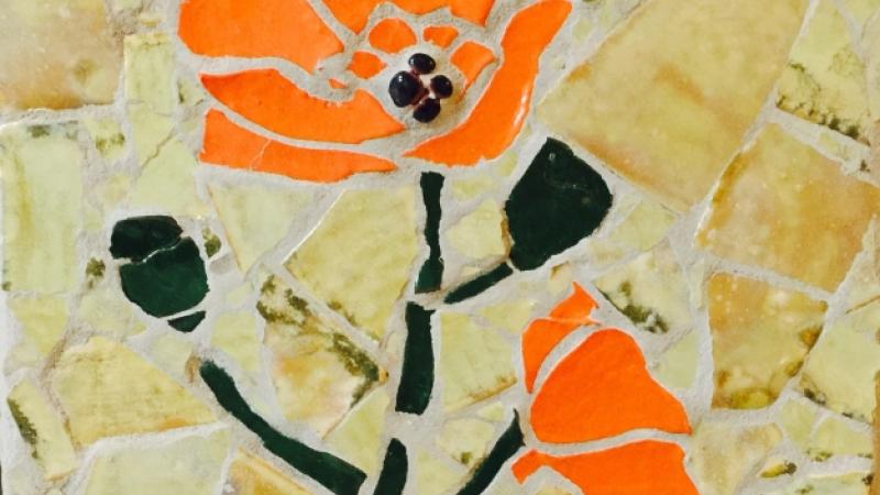 Poppy, freestyle mosaics