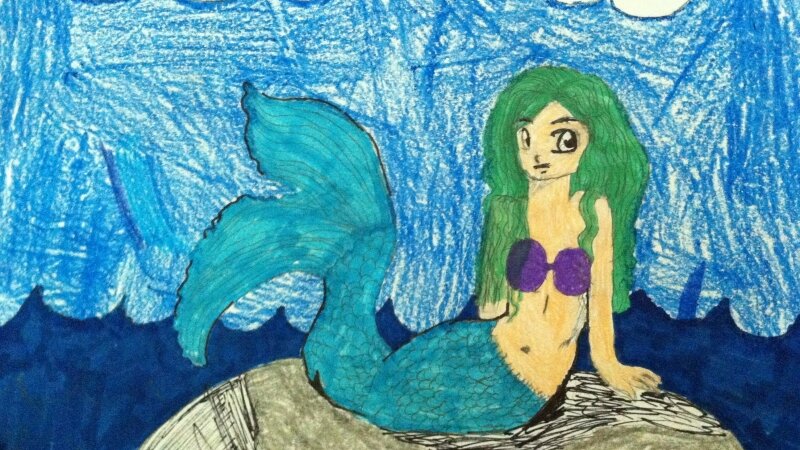 Mermaid by the sea