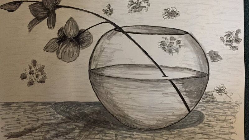 Fishbowl & flower