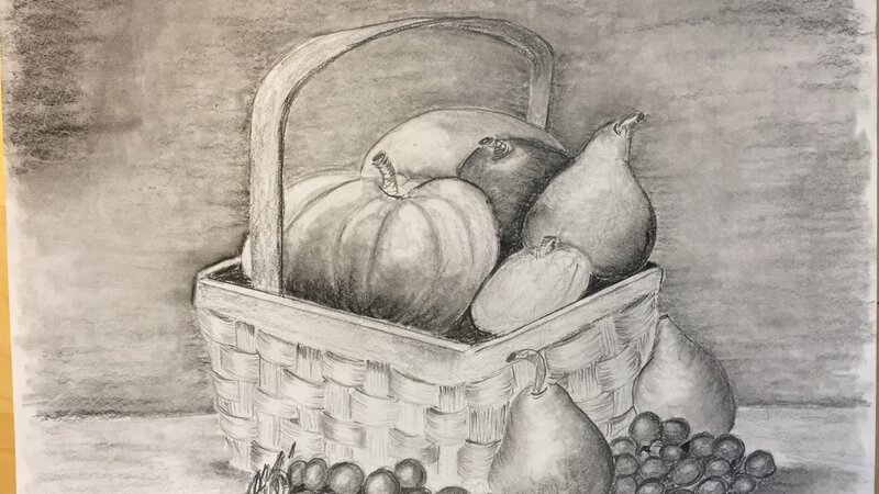 Basket & fruit