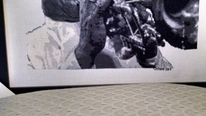 Hand Stitched Louis Armstrong