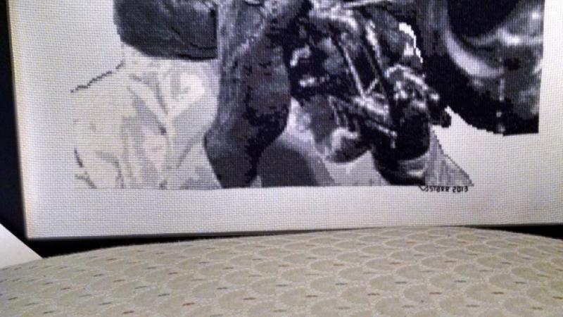 Hand Stitched Louis Armstrong