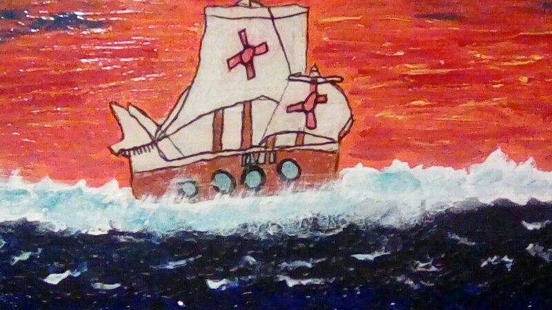 Heading for the New World