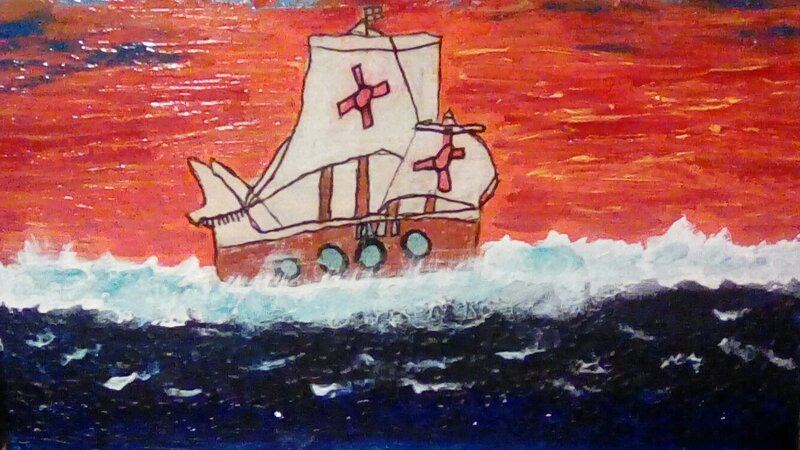 Heading for the New World