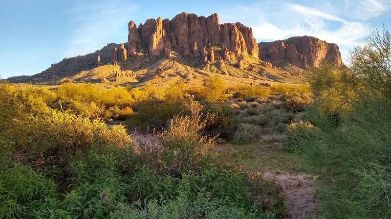 Praying hands of Superstition Mountain