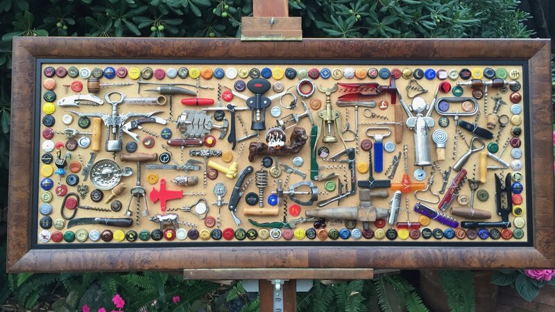 Wine Cork Collage