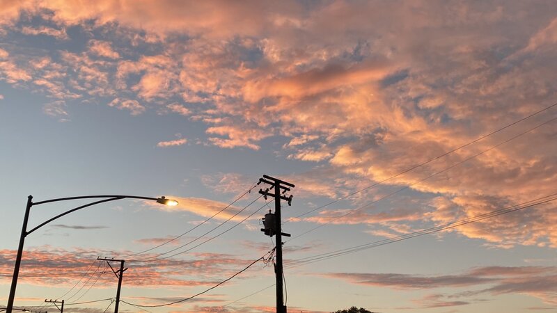 Before the sky