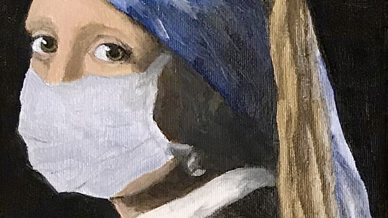 Girl With Pearl Earring and Mask