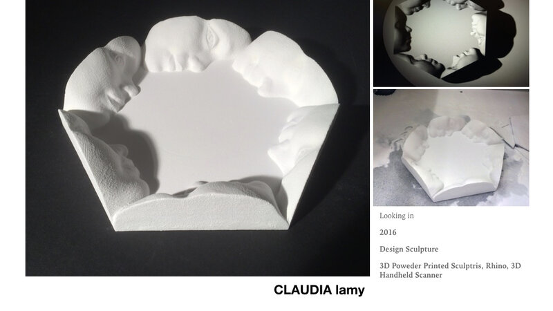 CLAUDIA lamy - looking in, 3D sculpture design