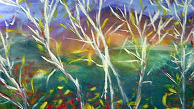 Mountains And Aspens