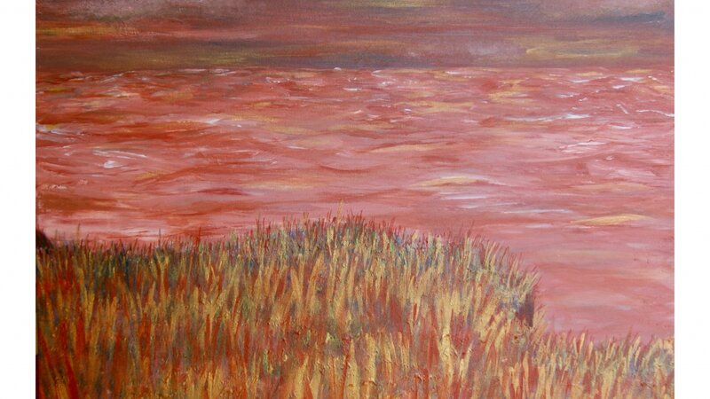 Mindscape Series Two Painting Five, Red Dreams 